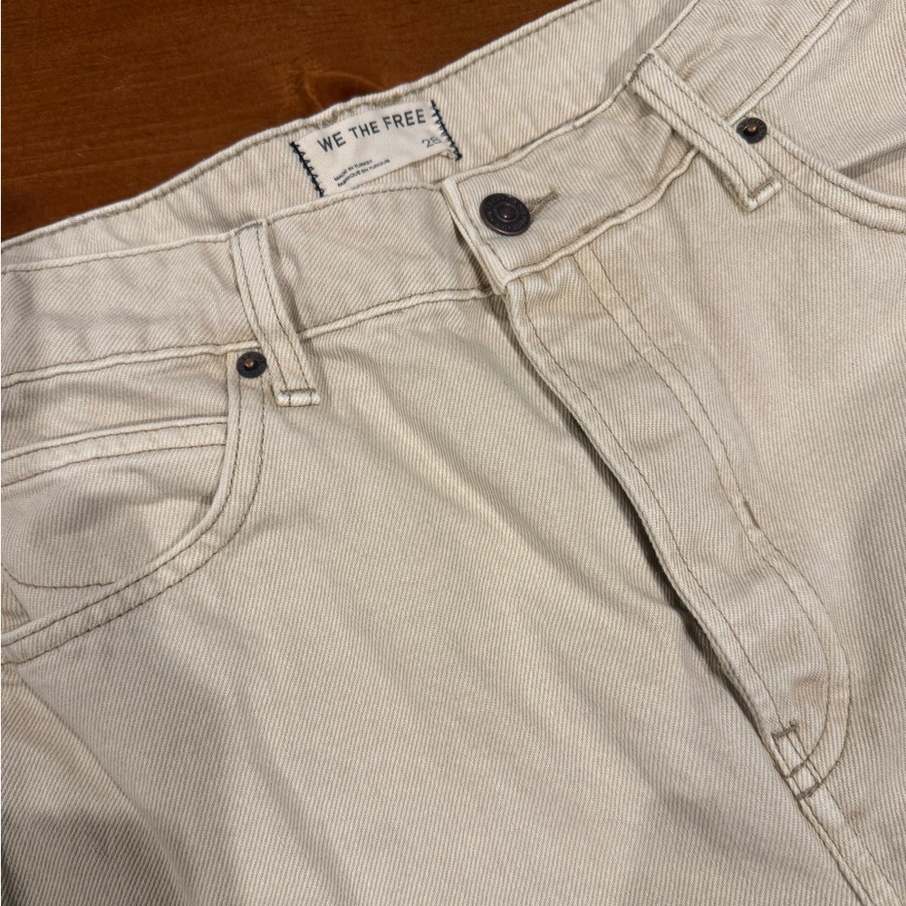 We The Free Cream Jeans